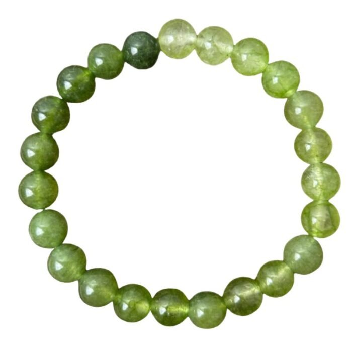 Emerald Green Heart Chakra Pet Memorial Bracelet | Pet Memorial Jewellery UK ﻿