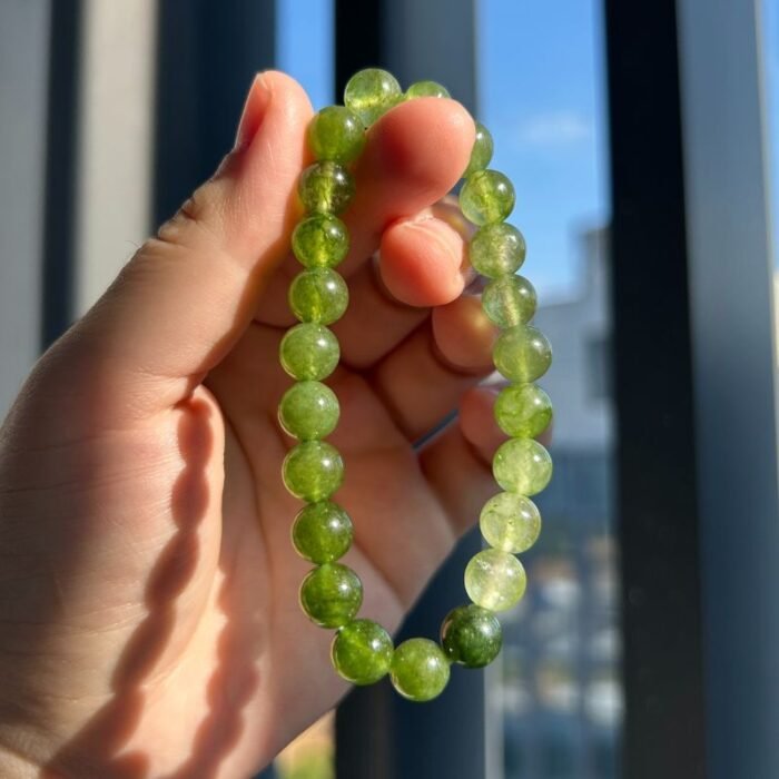 Emerald Green Heart Chakra Pet Memorial Bracelet | Pet Memorial Jewellery UK ﻿