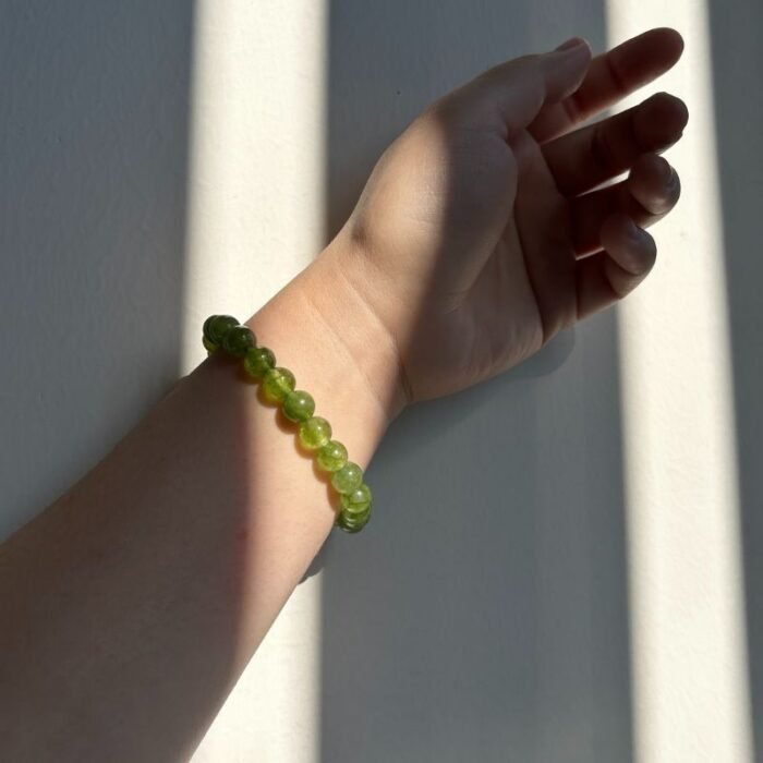 Emerald Green Heart Chakra Pet Memorial Bracelet | Pet Memorial Jewellery UK ﻿