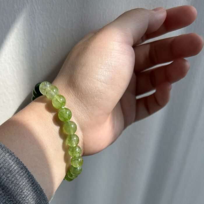 Emerald Green Heart Chakra Pet Memorial Bracelet | Pet Memorial Jewellery UK ﻿