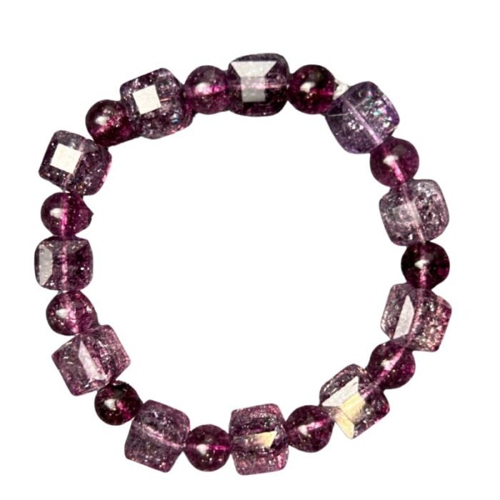 Purple21 -Memorial Gifts - Christmas Gifts - Pet Memorials Violet Crown Chakra Rainbow Bridge Bracelet – Pet Memorial Jewellery | Best Gift for Bereaved Pet Owners