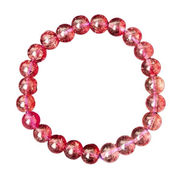 Ruby Red Tourmaline (Root Chakra) Pet Memorial Bracelet – For Grieving Pet Owners