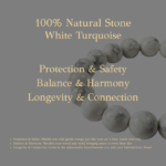 Personalized fringe cat memorial bracelet with natural stone beads, a keepsake to remember your beloved pet.