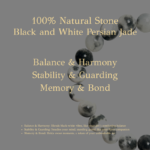 Personalized maine coon cat memorial bracelet with natural stone beads, a keepsake to remember your beloved pet.