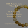 dog-pet-memorial-bracelet-yellow-0015 Personalized yellow cat memorial bracelet with natural stone beads, a keepsake to remember your beloved pet.
