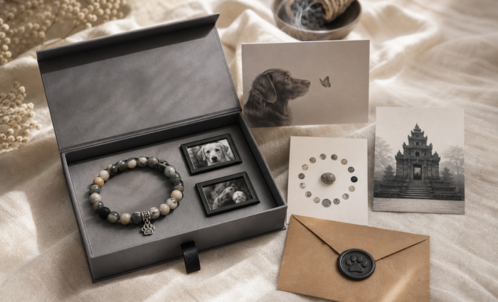 rainbow-paw-about-hero-temp Complete pet remembrance bracelet set with frames, cards and gift-ready packaging