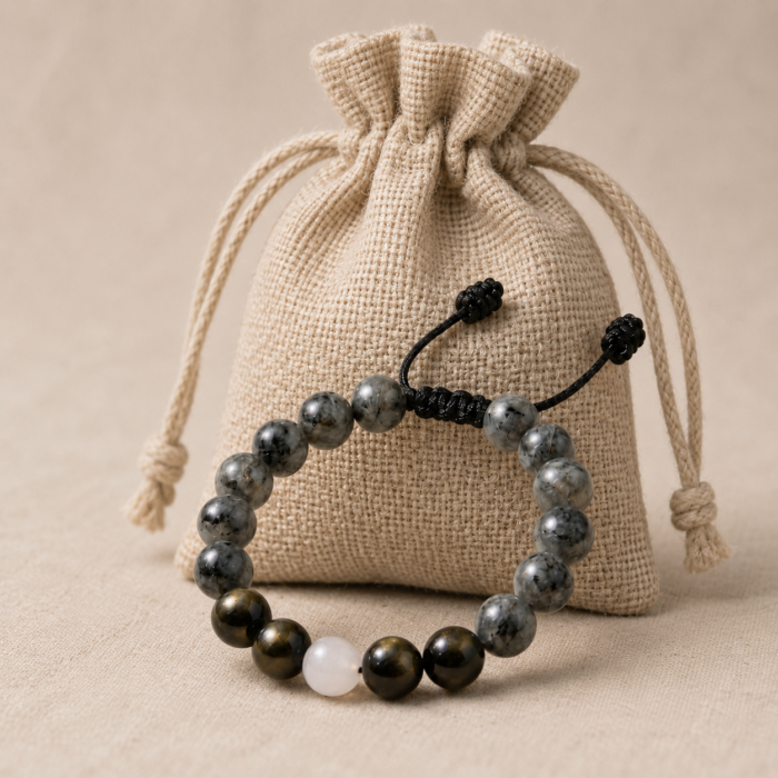 Never Just a Pet Gray Stone Pet Memorial Bracelet simple remembrance packaging detail